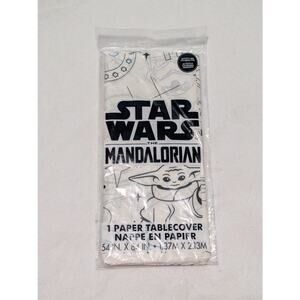 Star Wars Mandalorian White Paper Tablecover